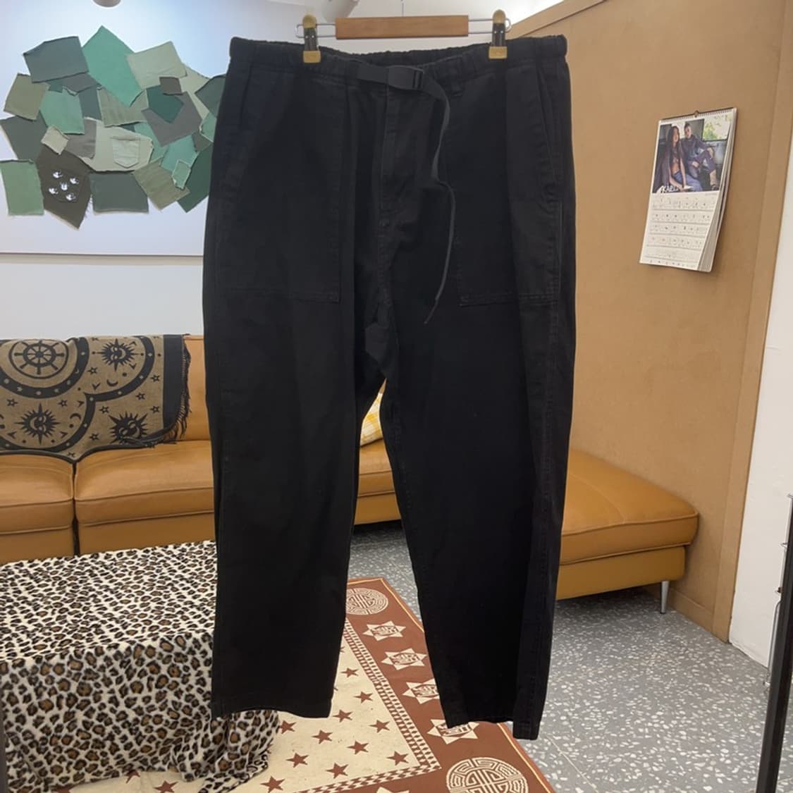 그라미치 빈티지 아메카지 벨티드 코튼팬츠 면바지 XL C09099 상품이미지3