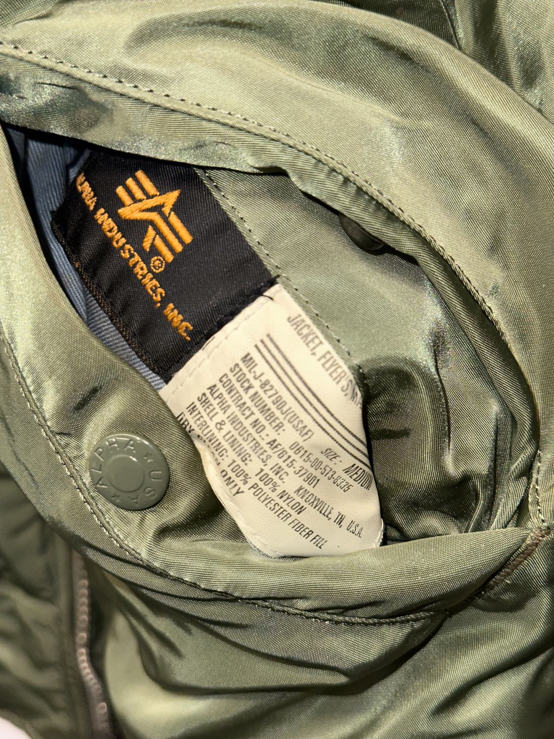 패딩)y2k 알파인더스트리 ma-1 (우먼) M  리버시블 상품이미지5