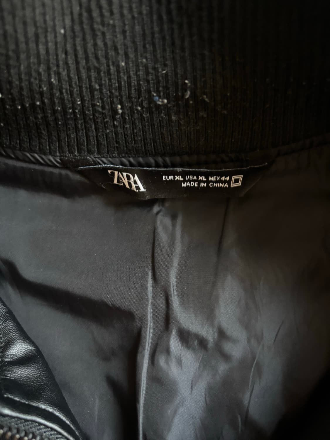 ZARA 가죽자켓 상품이미지3