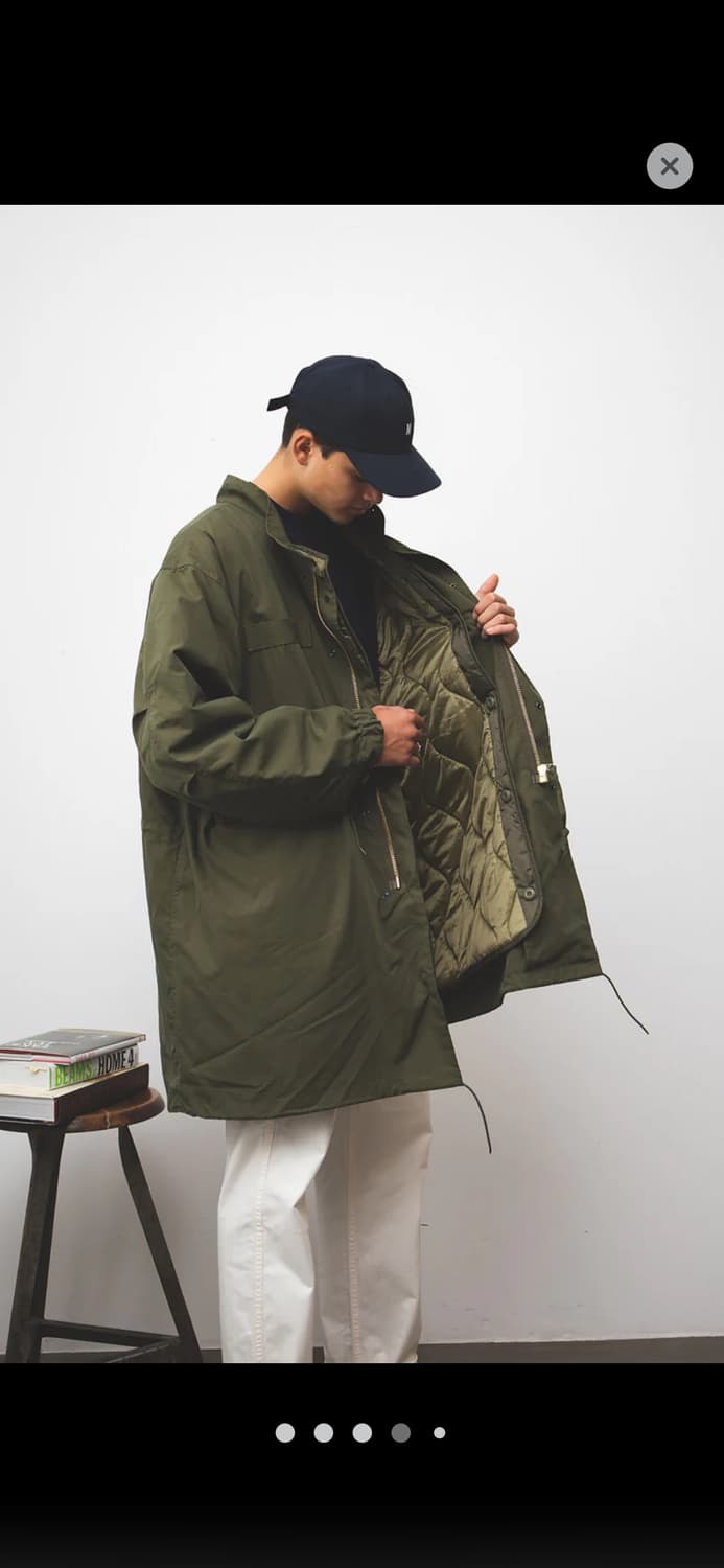 [S] 밀텍 m65 피쉬테일 파카 올리브 드랩 상품이미지4
