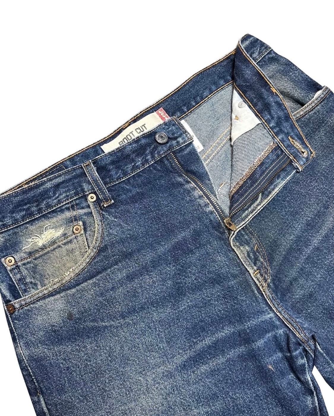 리바이스 517 부츠컷 데님 팬츠 34x32 made in usa 상품이미지5