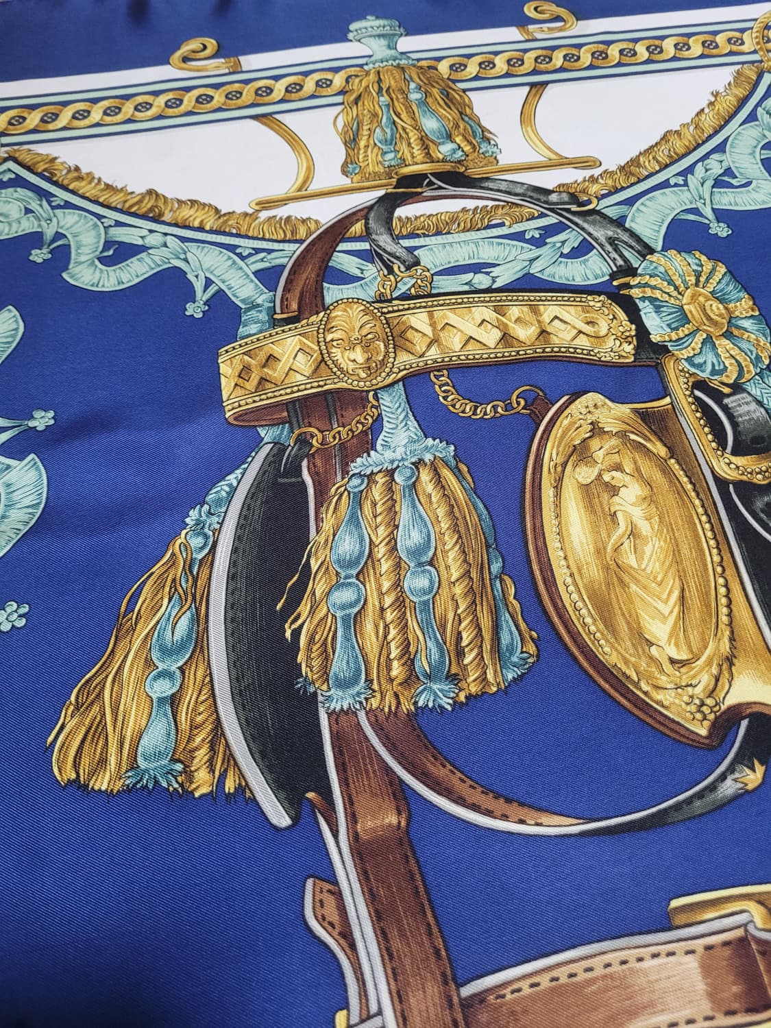 정품 에르메스 까레 실크 스카프 상품이미지3