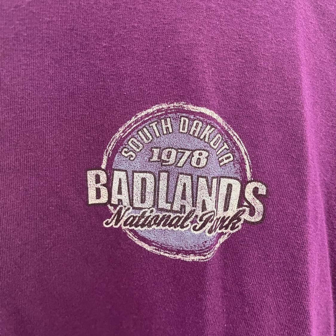 길단 레트로 빈티지 프린팅 딥퍼플 포도맛 반팔티 2XL C10539 상품이미지8