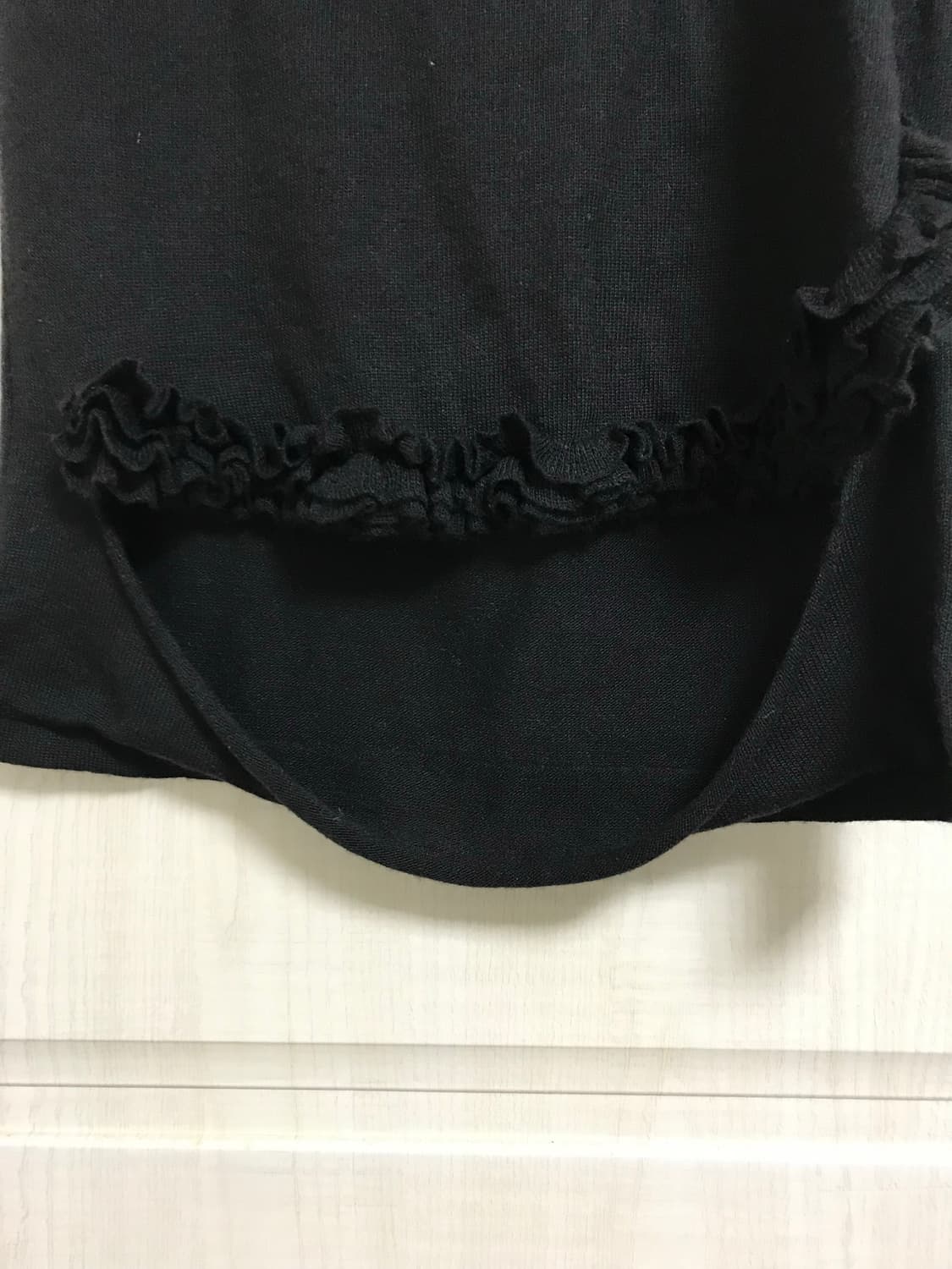 꼼데가르송 프릴 니트 슬리브리스 상품이미지4