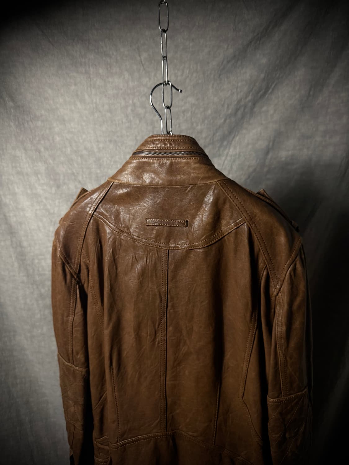 Lamb Leather Military Jacket  상품이미지5