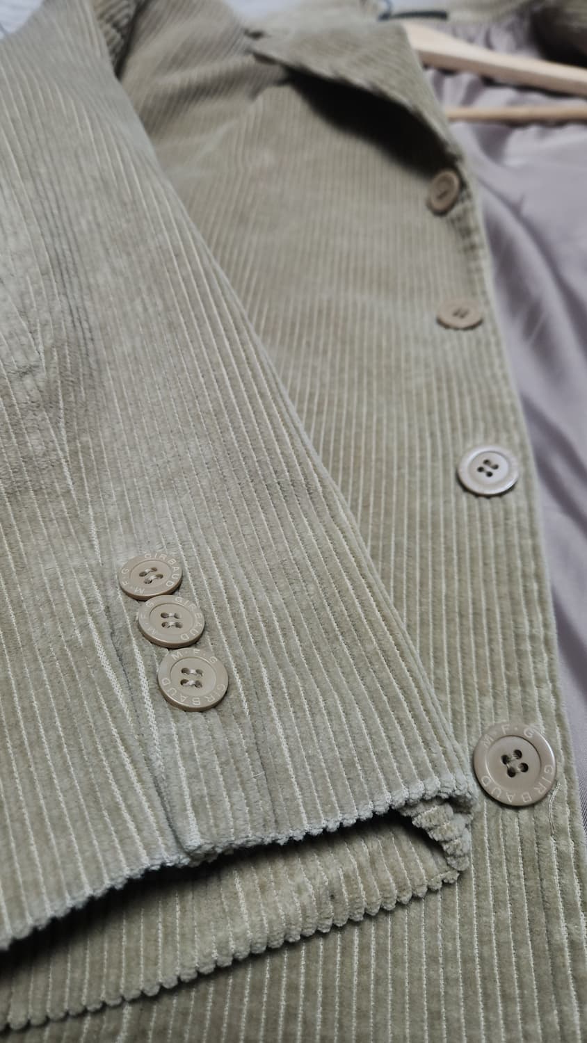 90's 마리떼프랑소와저버 코듀로이 블레이져 넉넉105 상품이미지2