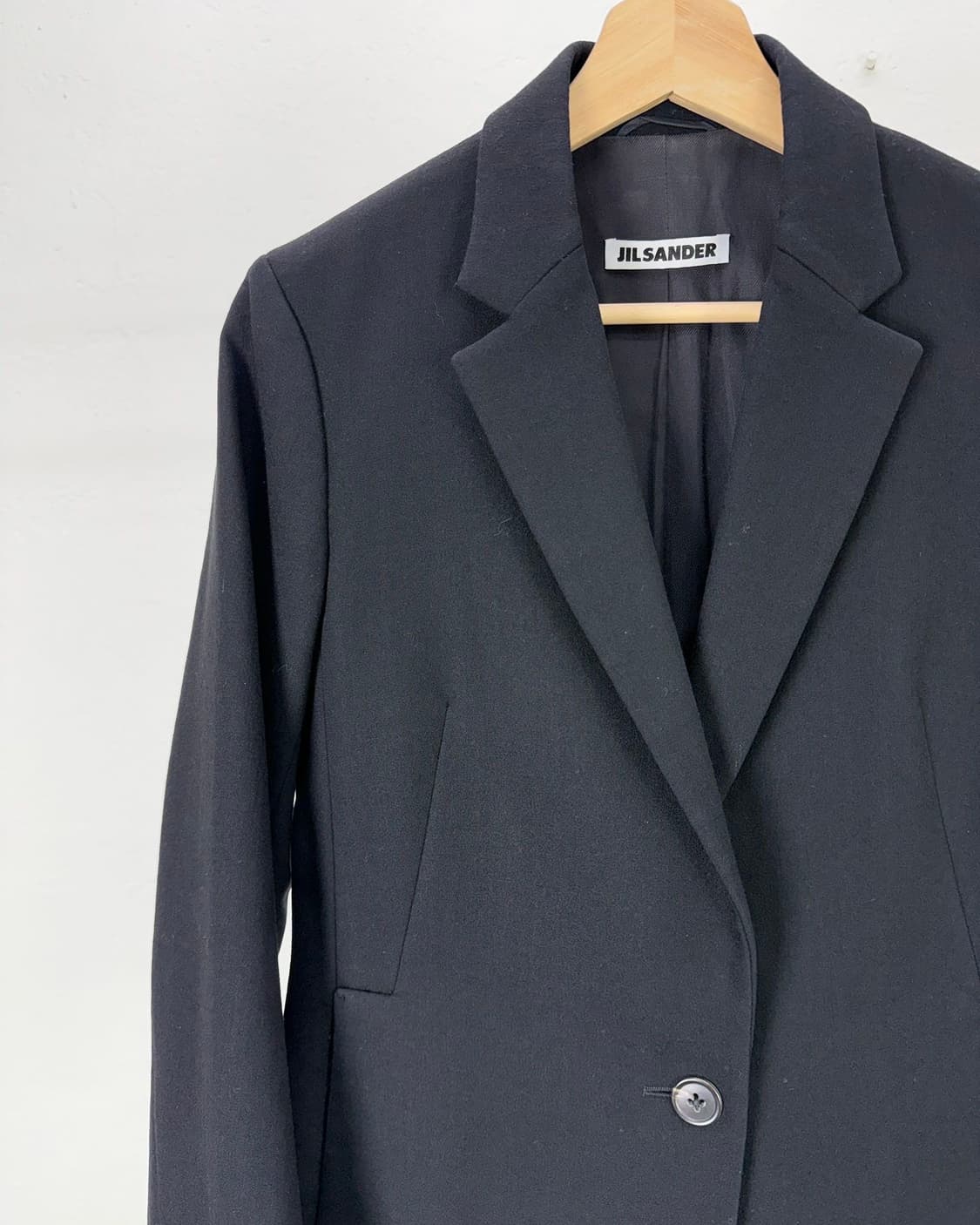 질샌더 블랙 먼스 테일러드 슬릿 1b 블레이저 자켓 상품이미지2