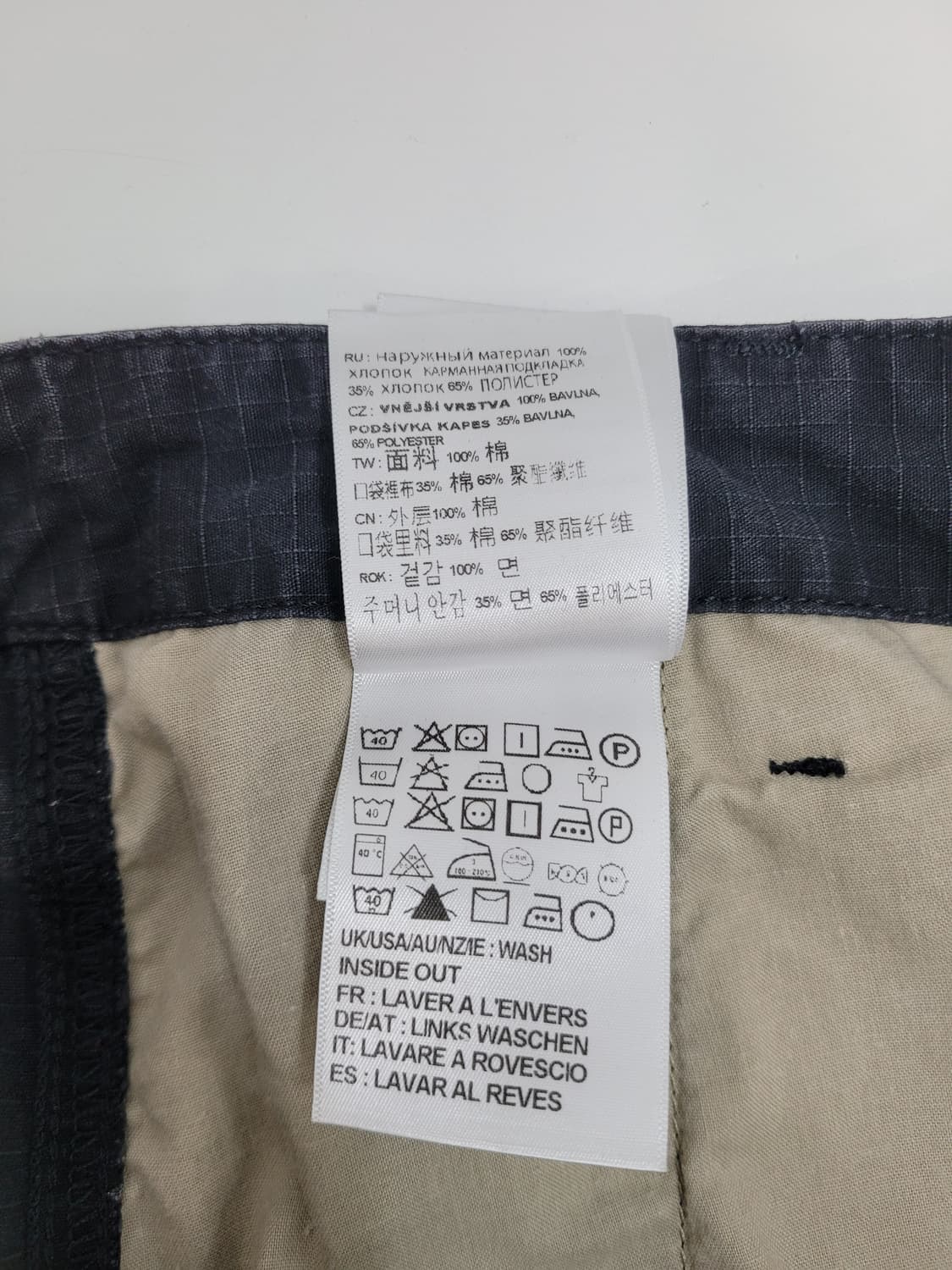 carhartt 칼하트 빈티지 블랙 워싱 카고 팬츠  / 남 30X32  상품이미지8