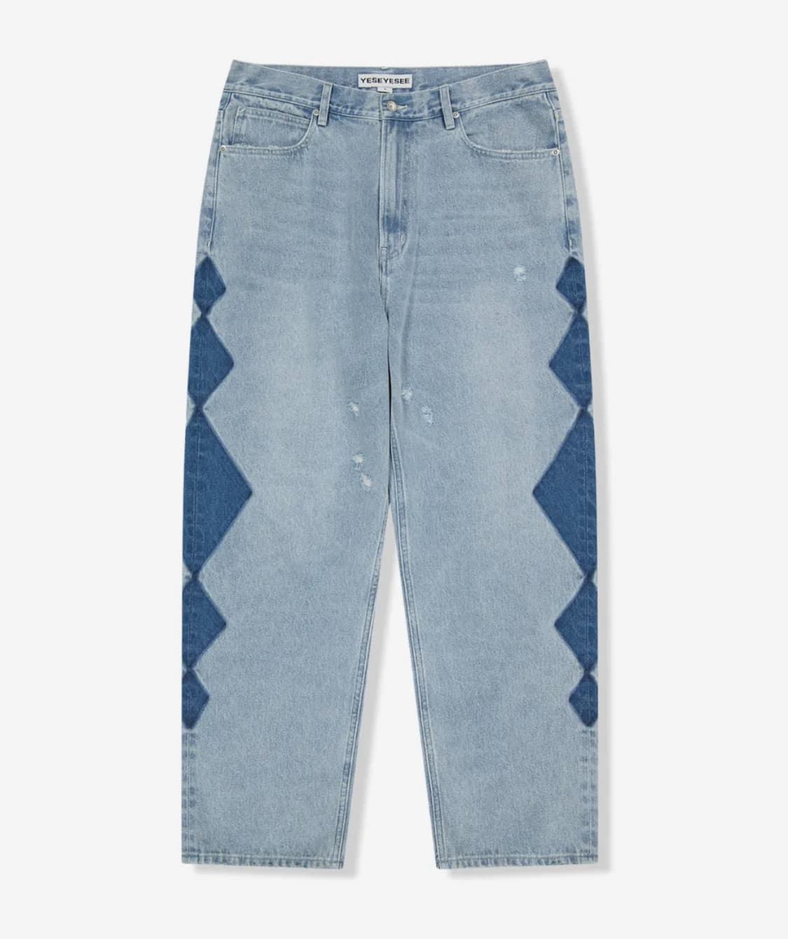 새상품) 예스아이씨 다이아몬드 워싱 데님 팬츠 S 상품이미지2