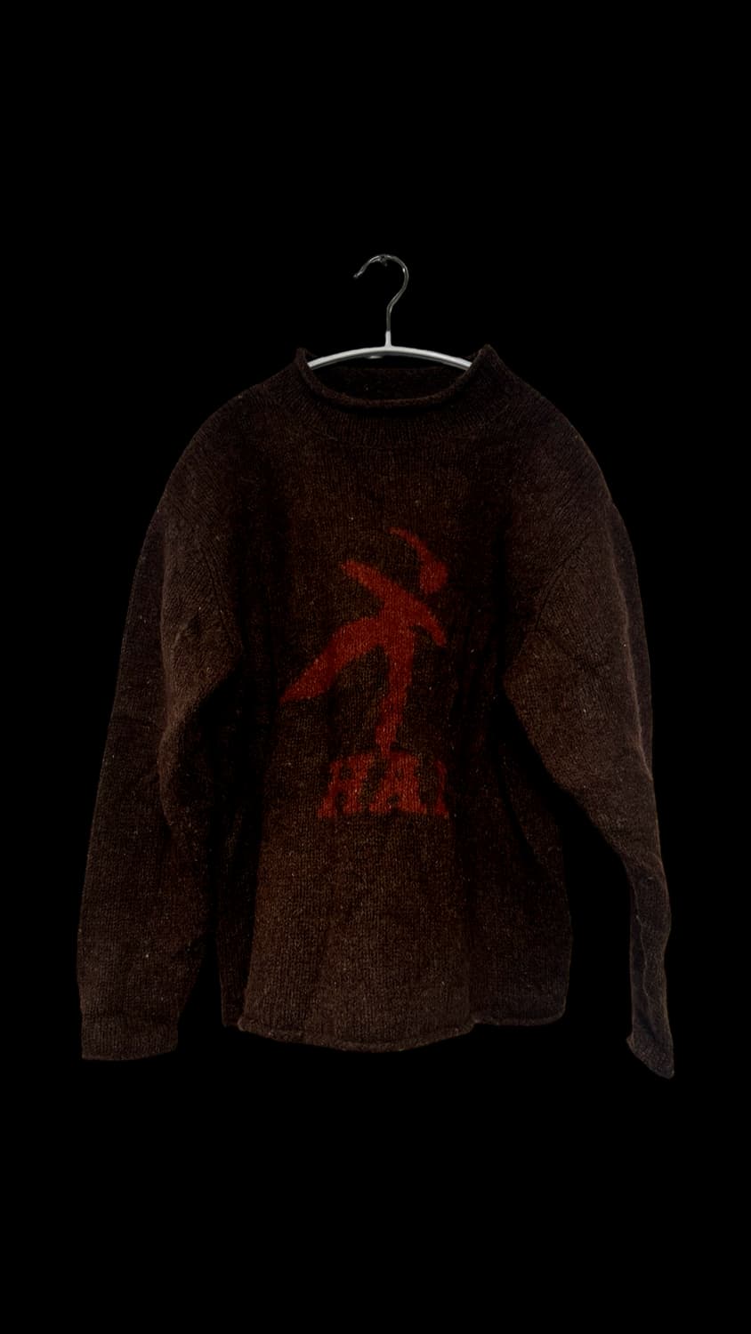 이세이 미야케 80s HAI SPORTING GEAR 빅로고 니트 상품이미지1