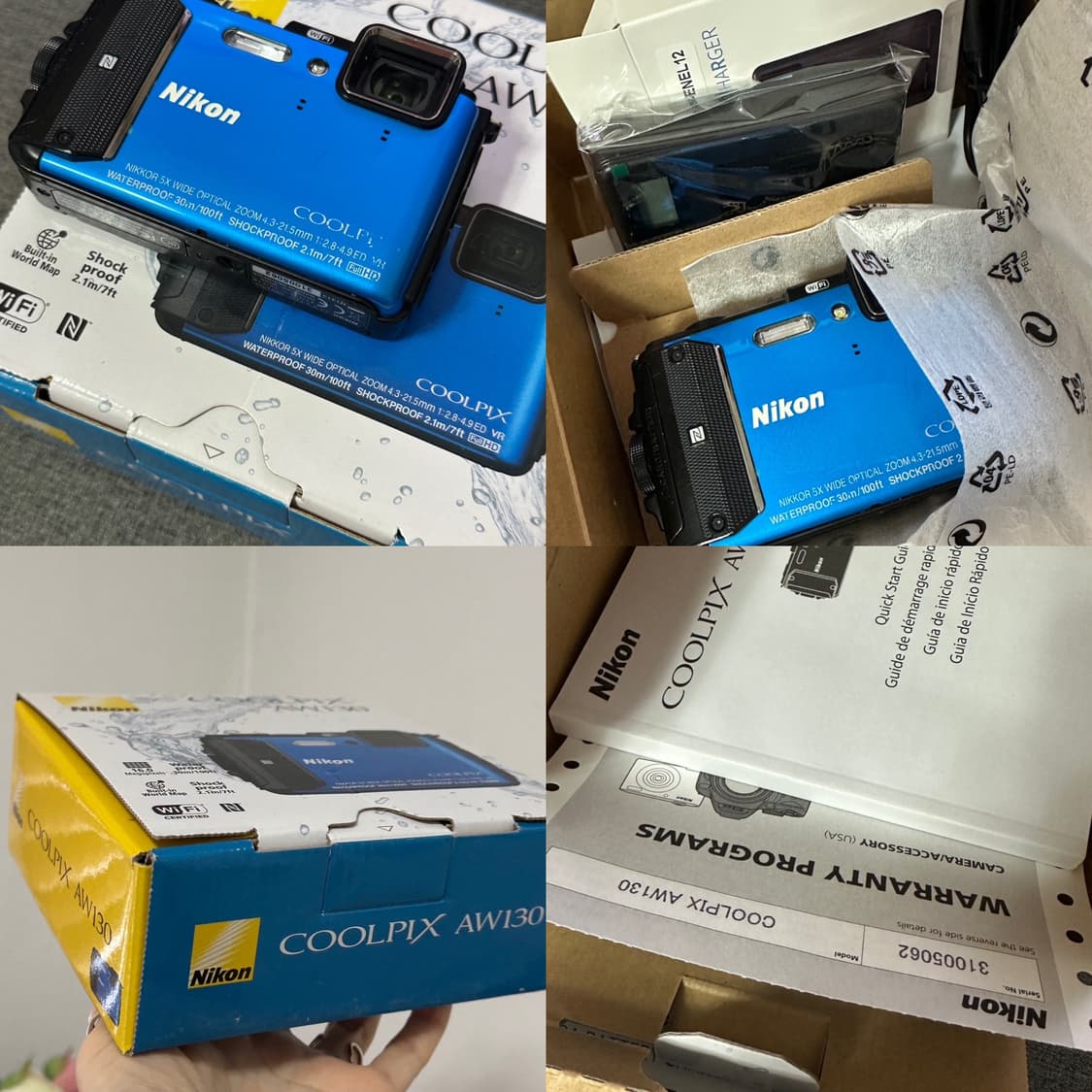 감성디카💙니콘 쿨픽스 AW130 (aw100) 박스셋 +한국어지원 상품이미지6