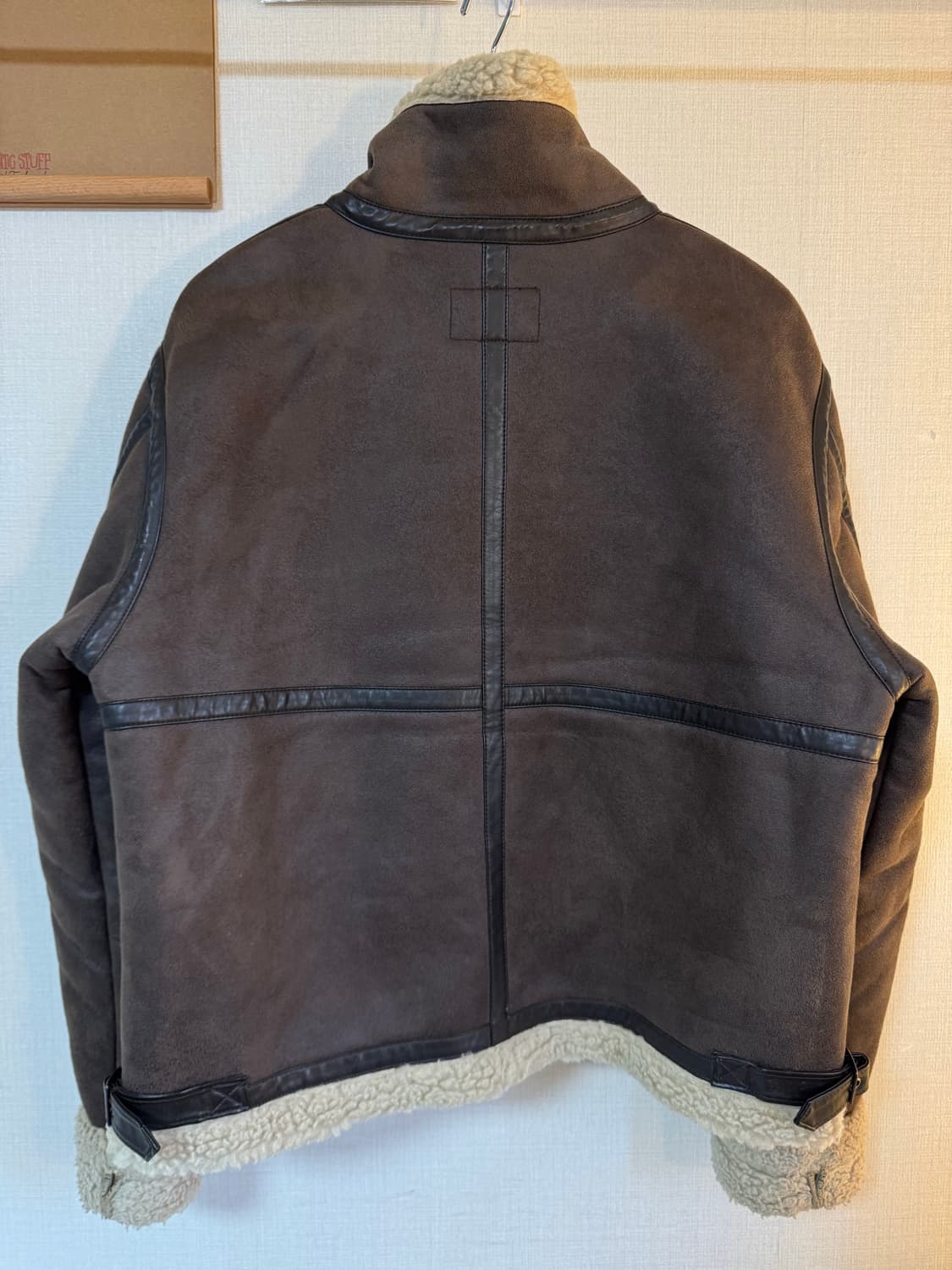 [M]알파인더스트리 B-3 셰르파 무스탕 자브라운 상품이미지4