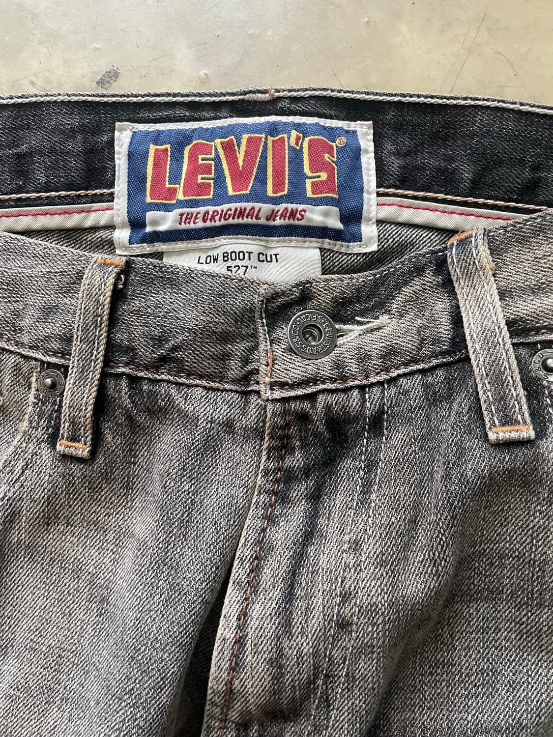 리바이스 527 LOW BOOTCUT 32x30 상품이미지4