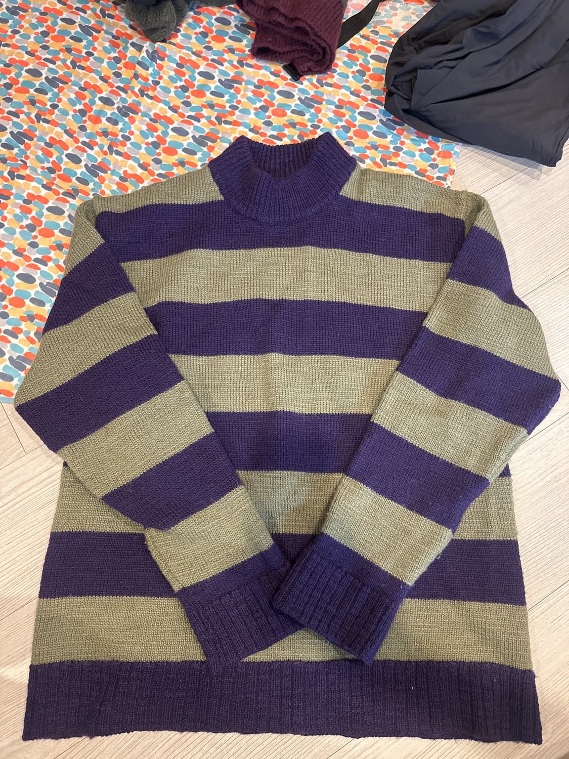 니들스 스트라이프 니트 M 상품이미지1