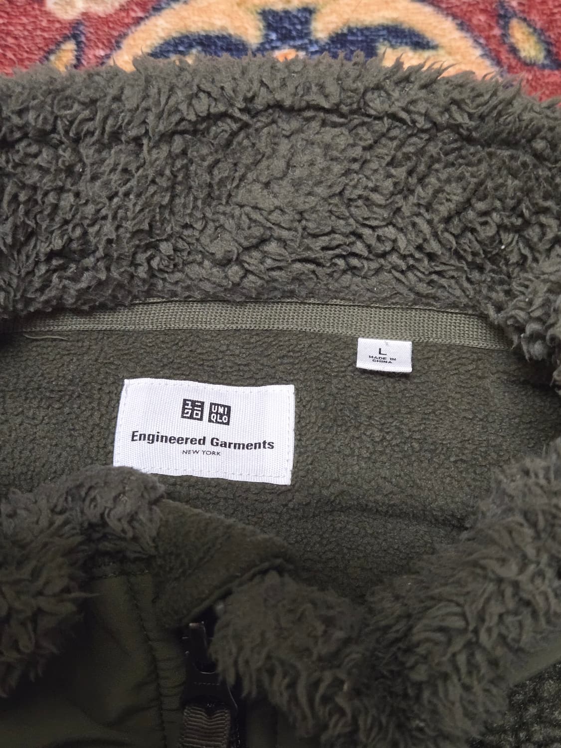 유니클로 x 엔지니어드 가먼츠 집업 플리스 (L) 상품이미지7