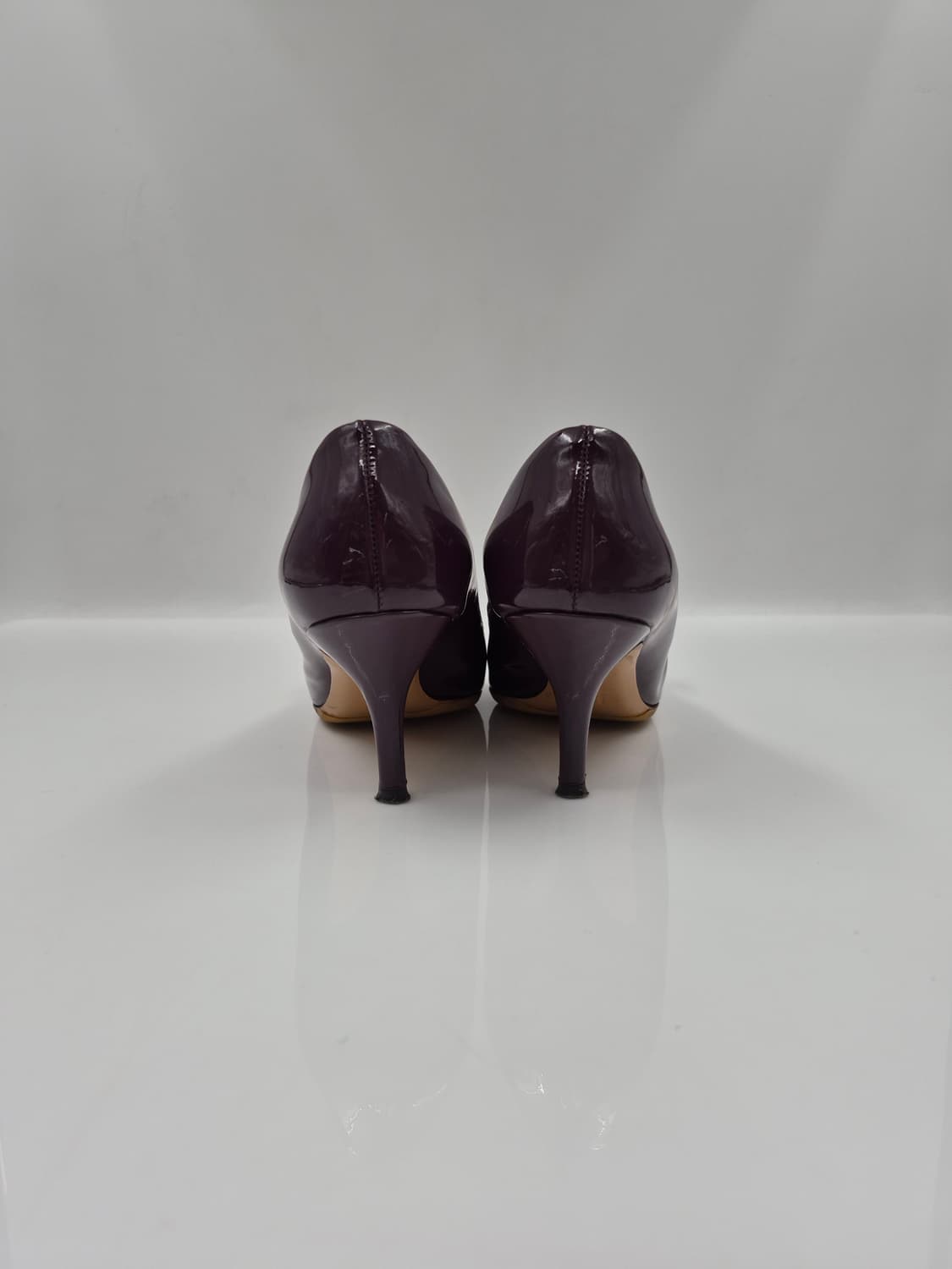 페라가모 보우 페이던트 오픈토 펌프스 상품이미지4