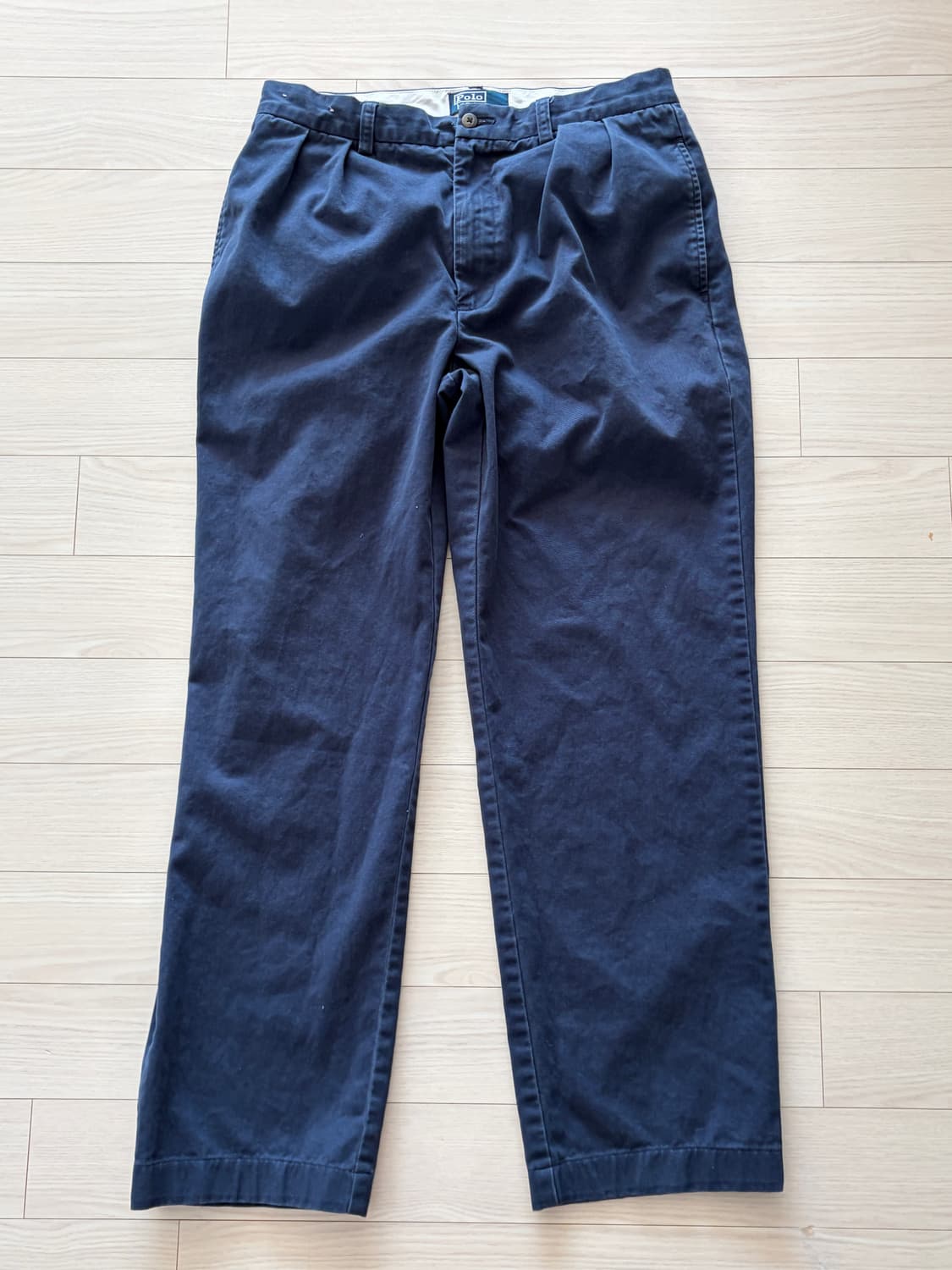 90s 빈티지 폴로 랄프로렌 투턱 치노 팬츠 30 상품이미지2