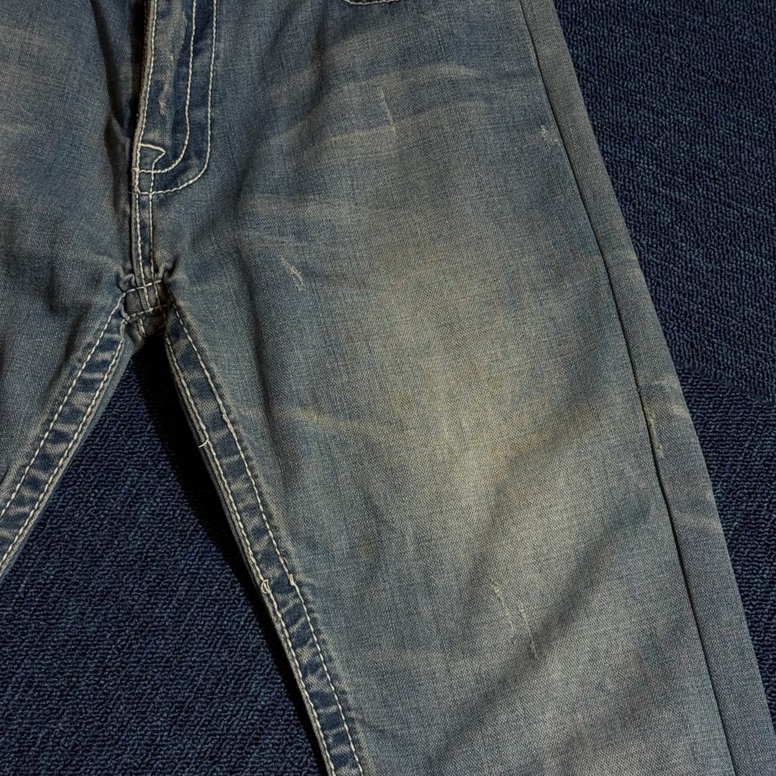 트루릴리젼 데미지 워싱 데님팬츠 상품이미지6