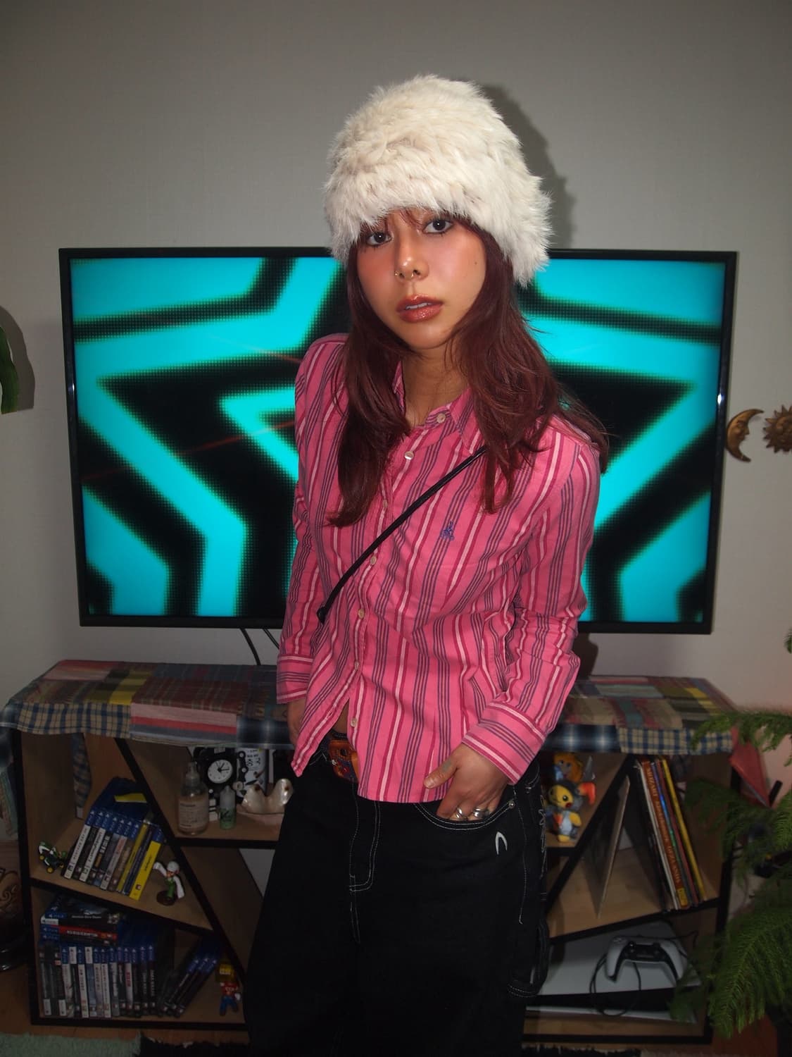 빈폴 핑크 스트라이프 셔츠 상품이미지4