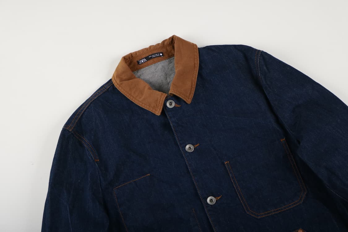 [L] 자라 데님 초어자켓 상품이미지2