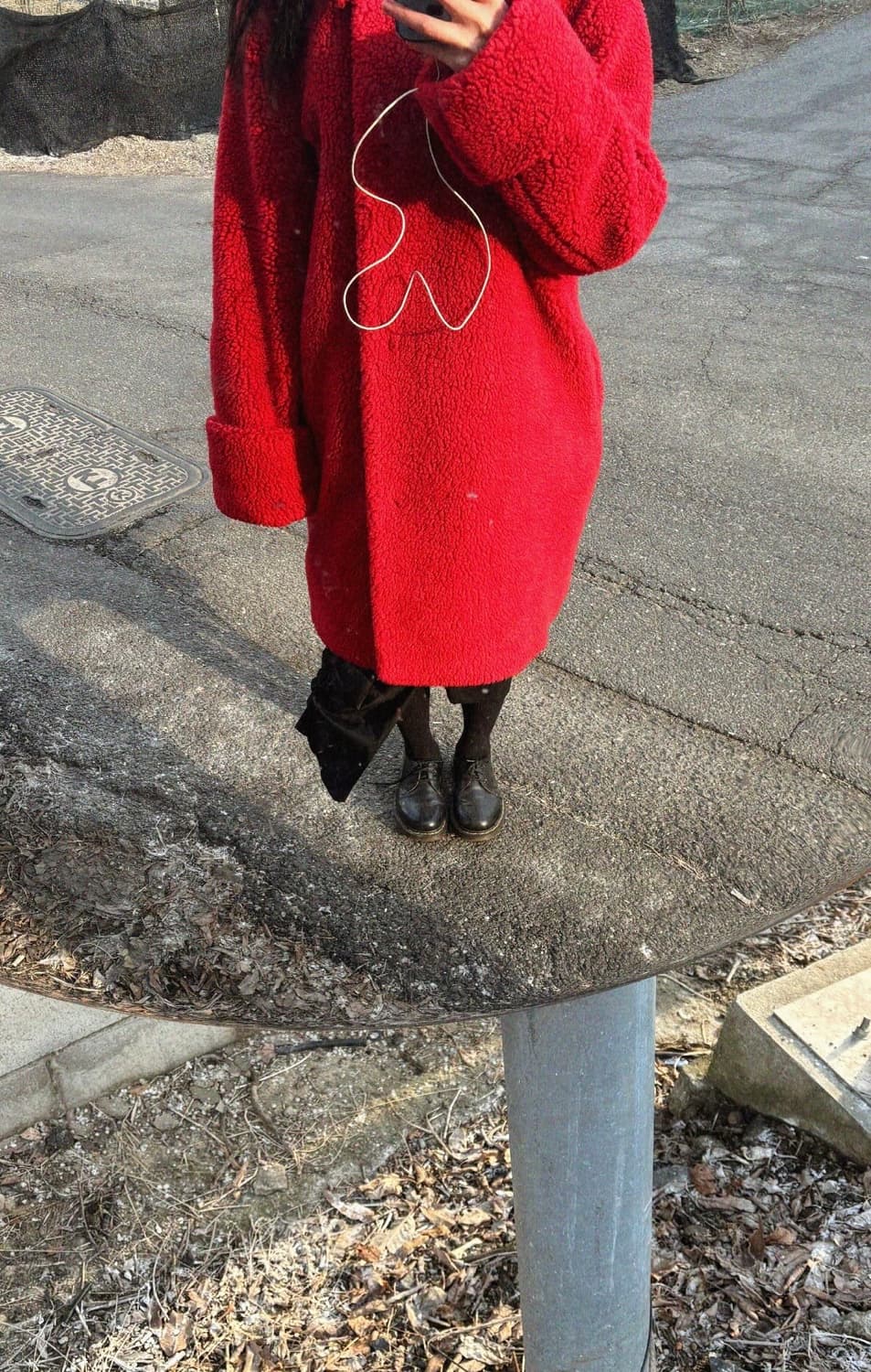 메종 마틴 마르지엘라 AW15 MM6 플리스 더블 코트 상품이미지1