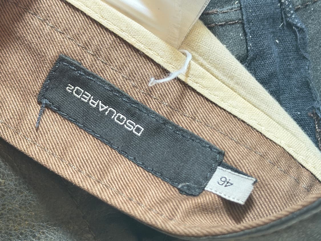 디스퀘어드2 03FW 레더 팬츠 상품이미지9