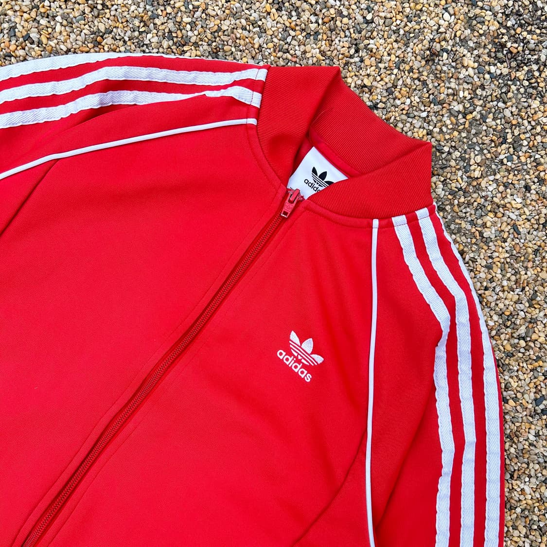 아디다스 2Way 슈퍼스타 레드 져지 상품이미지2