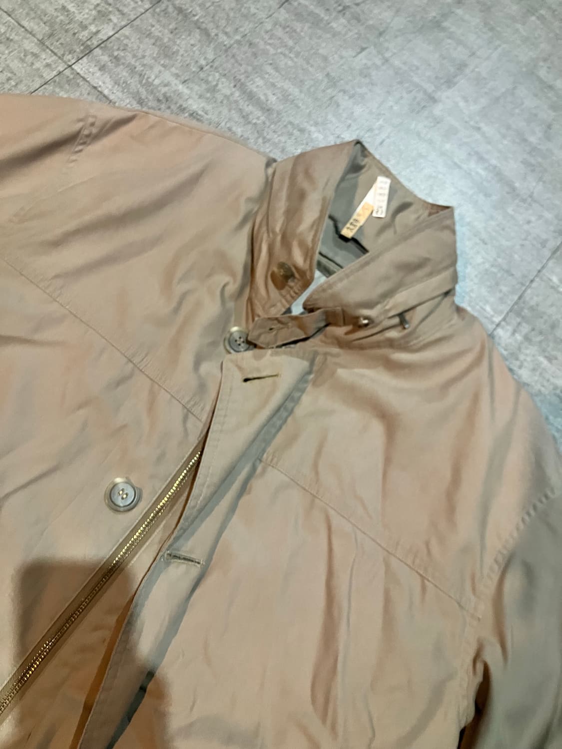 일본빈티지 barl 올드스쿨아메카지 혁오풍 신슐레이티드 하이넥 사파리자켓 상품이미지3