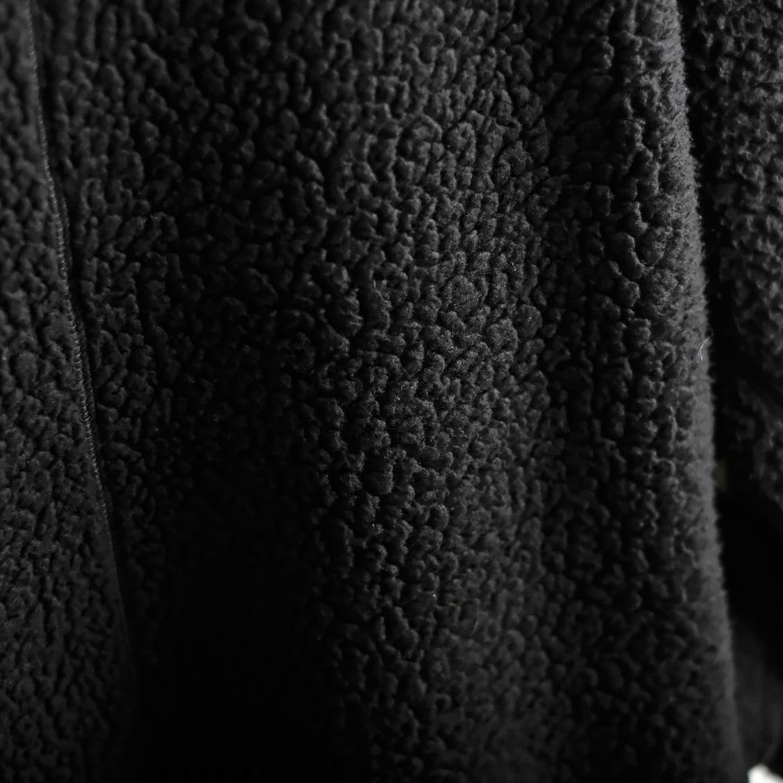 포터클래식 2(M사이즈) 플리스 집업 셔츠 자켓  블랙 상품이미지5