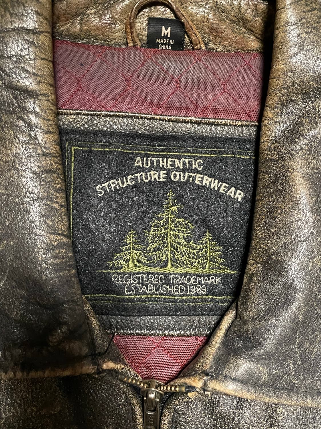 빈티지 레더 자켓 상품이미지3