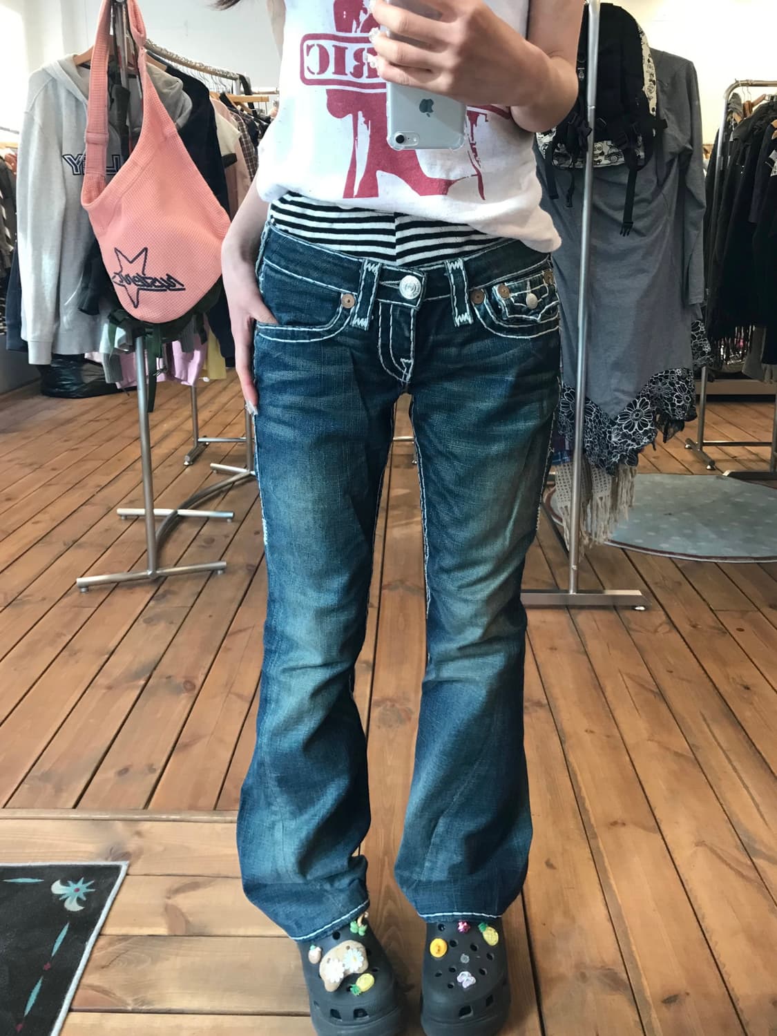 트루릴리젼 워싱 데님 팬츠 상품이미지2