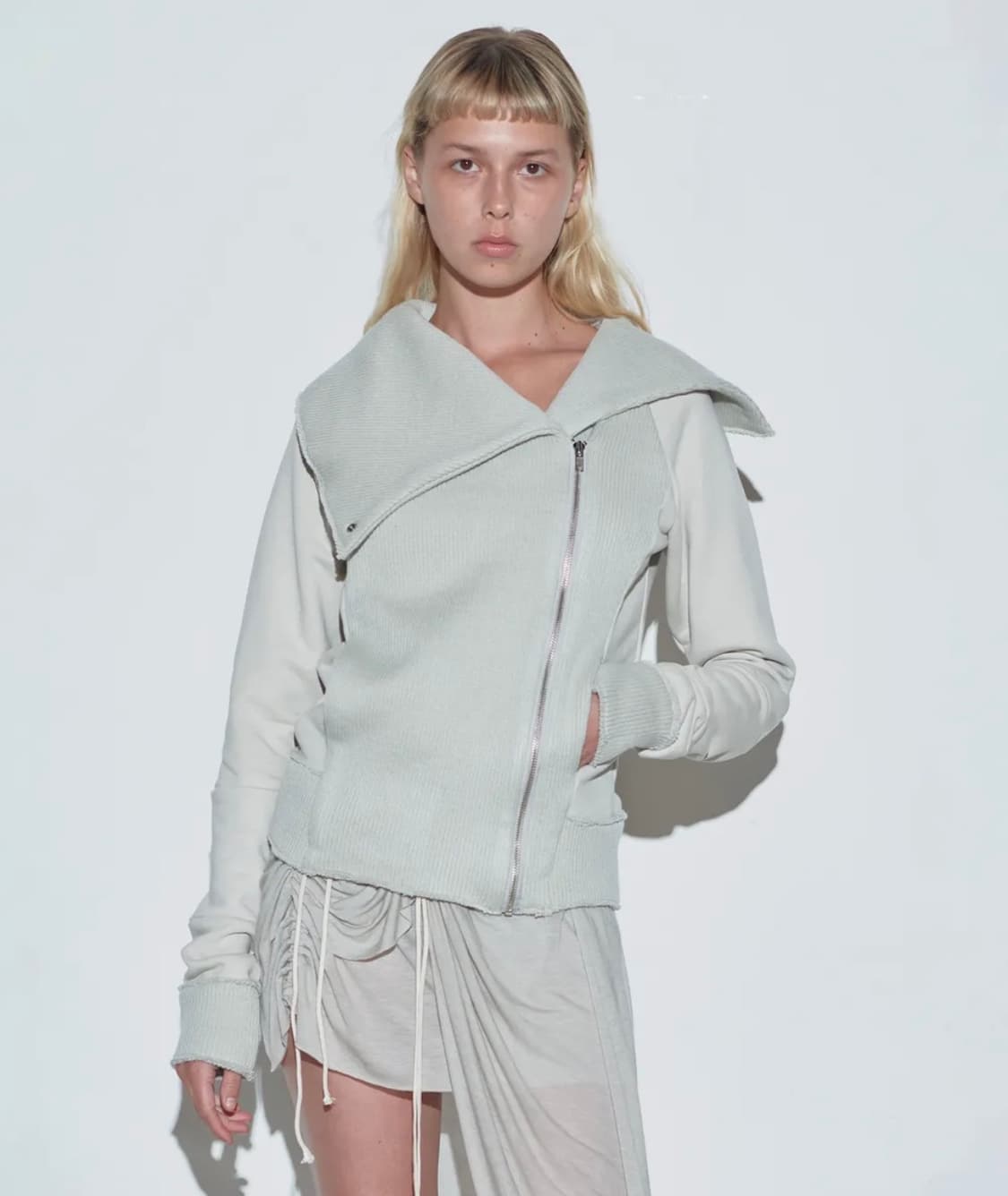 스컬프터 집업 자켓 더티 화이트 상품이미지1