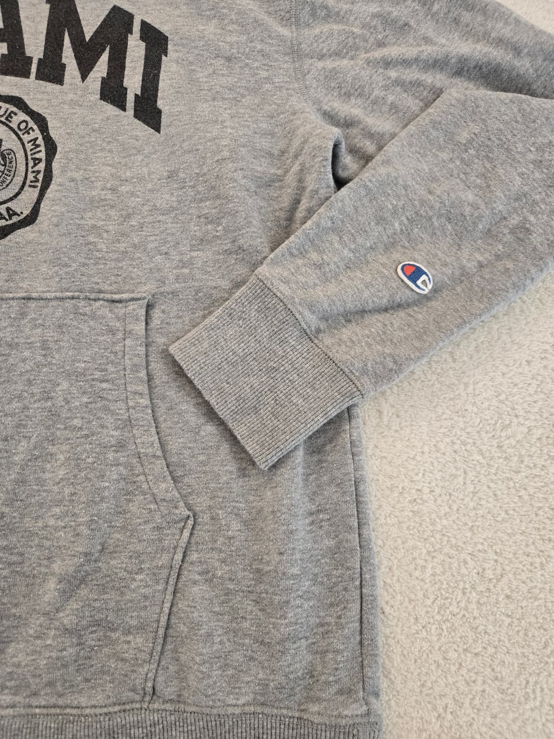 챔피온(일본판) MIAMI 회색 후드티 M 상품이미지3