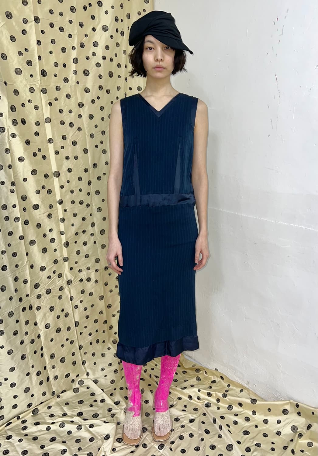 90s-00s 마틴 마르지엘라 아카이브 드롭 웨스트 핀스트라이프 원피스 상품이미지8