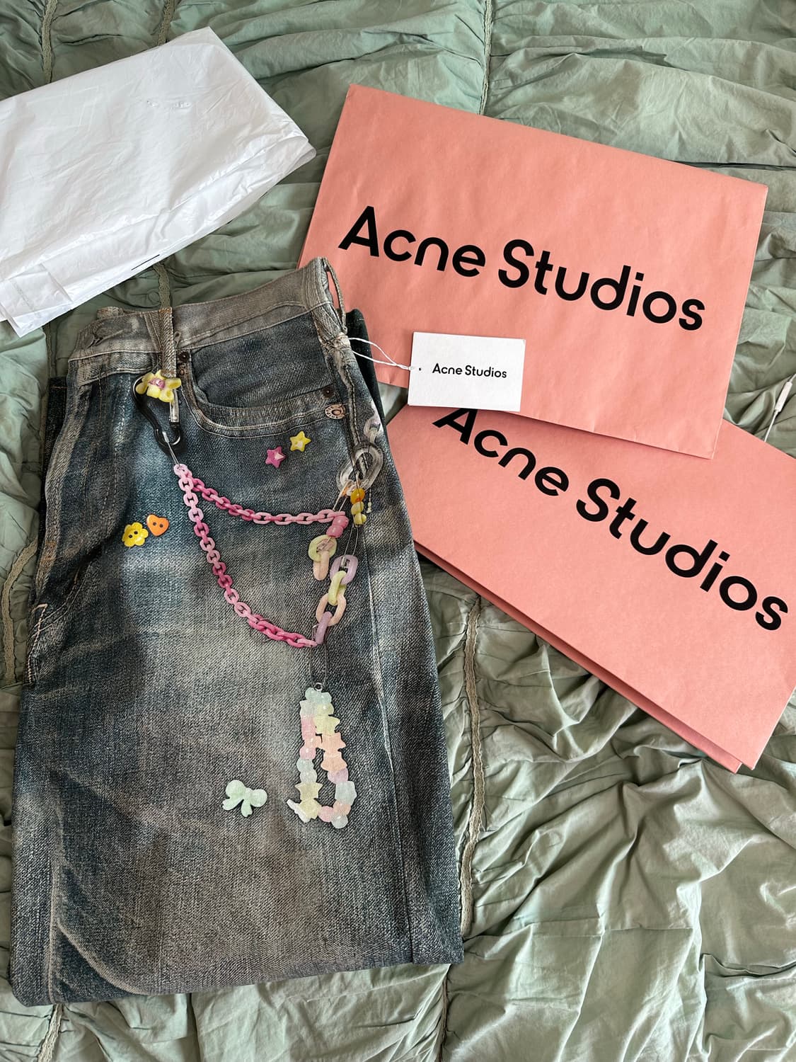 아크네 스튜디오 배기 핏 진 미드 블루 54 상품이미지10