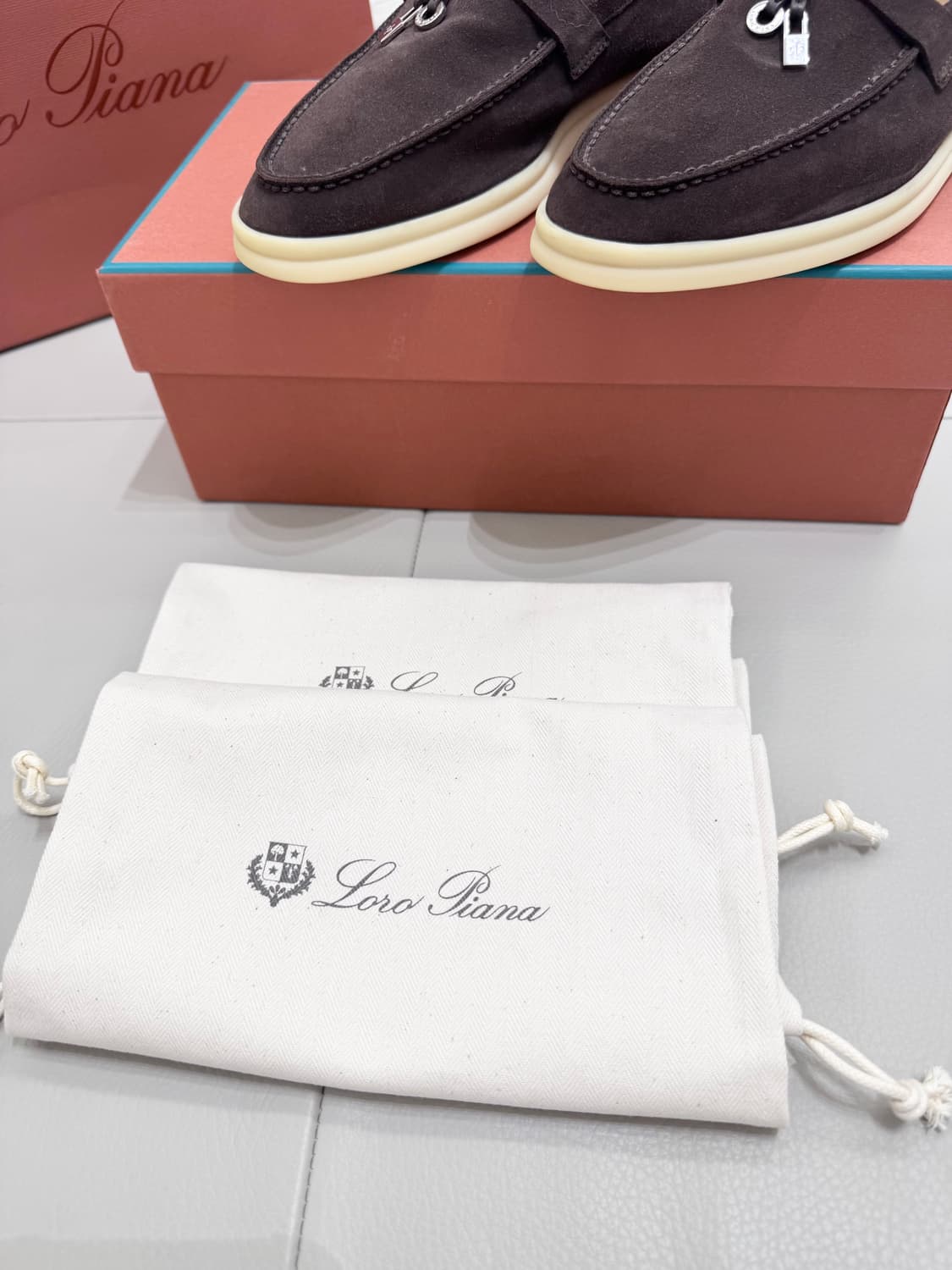 로로피아나 여성 썸머참스워크 37 (240mm) 초콜렛 상품이미지7