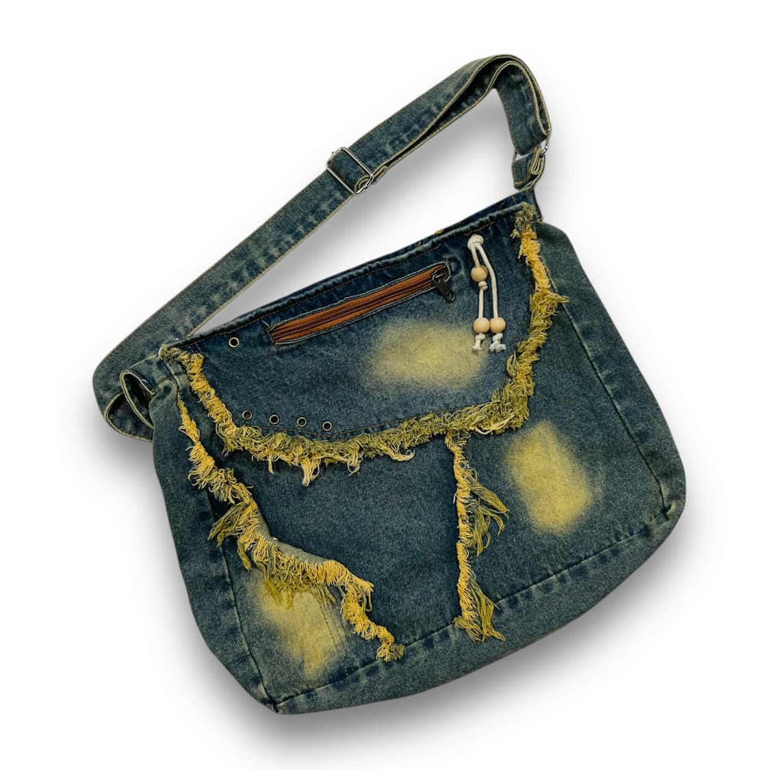 Western custom vintage denim cross bag 상품이미지2