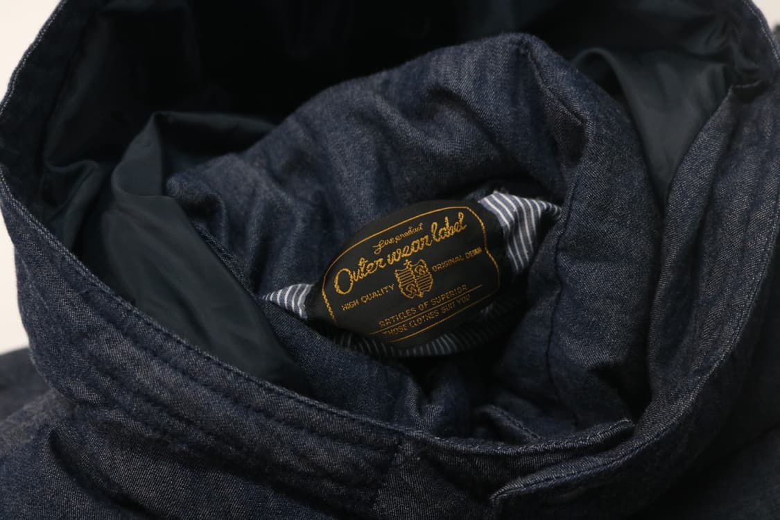 데님 후드 패딩 조끼 상품이미지10