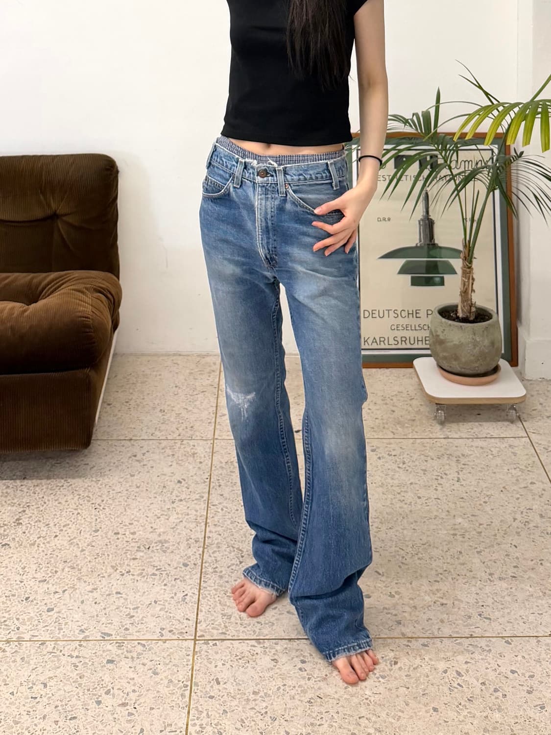 90‘s MADE IN USA 🇺🇸 리바이스 517 부츠컷 오렌지탭 상품이미지2