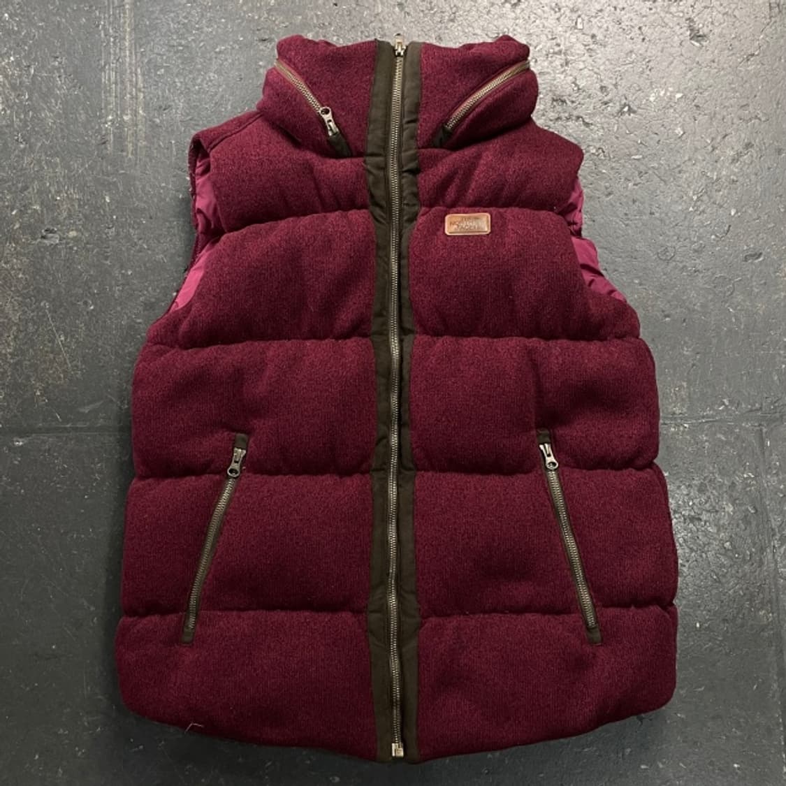 95 노스페이스 구스다운 니트 패딩조끼  상품이미지1