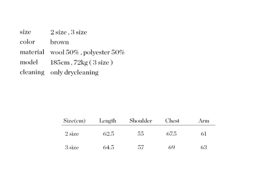 LEMARD 르마드 남성 울 더블 포켓 자켓 블랙 2사이즈 상품이미지9