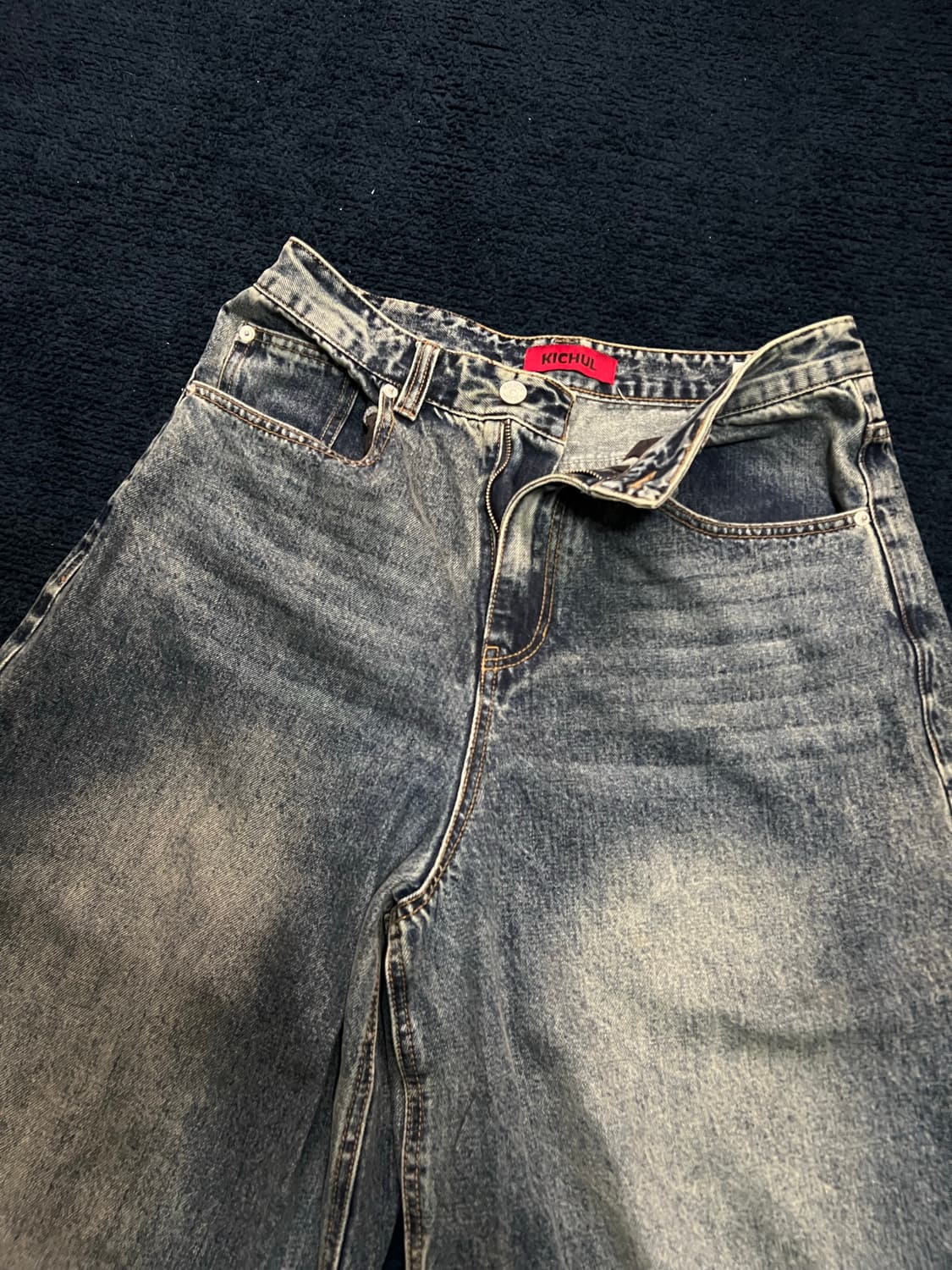 기철 벌룬 팬츠 데님 상품이미지3