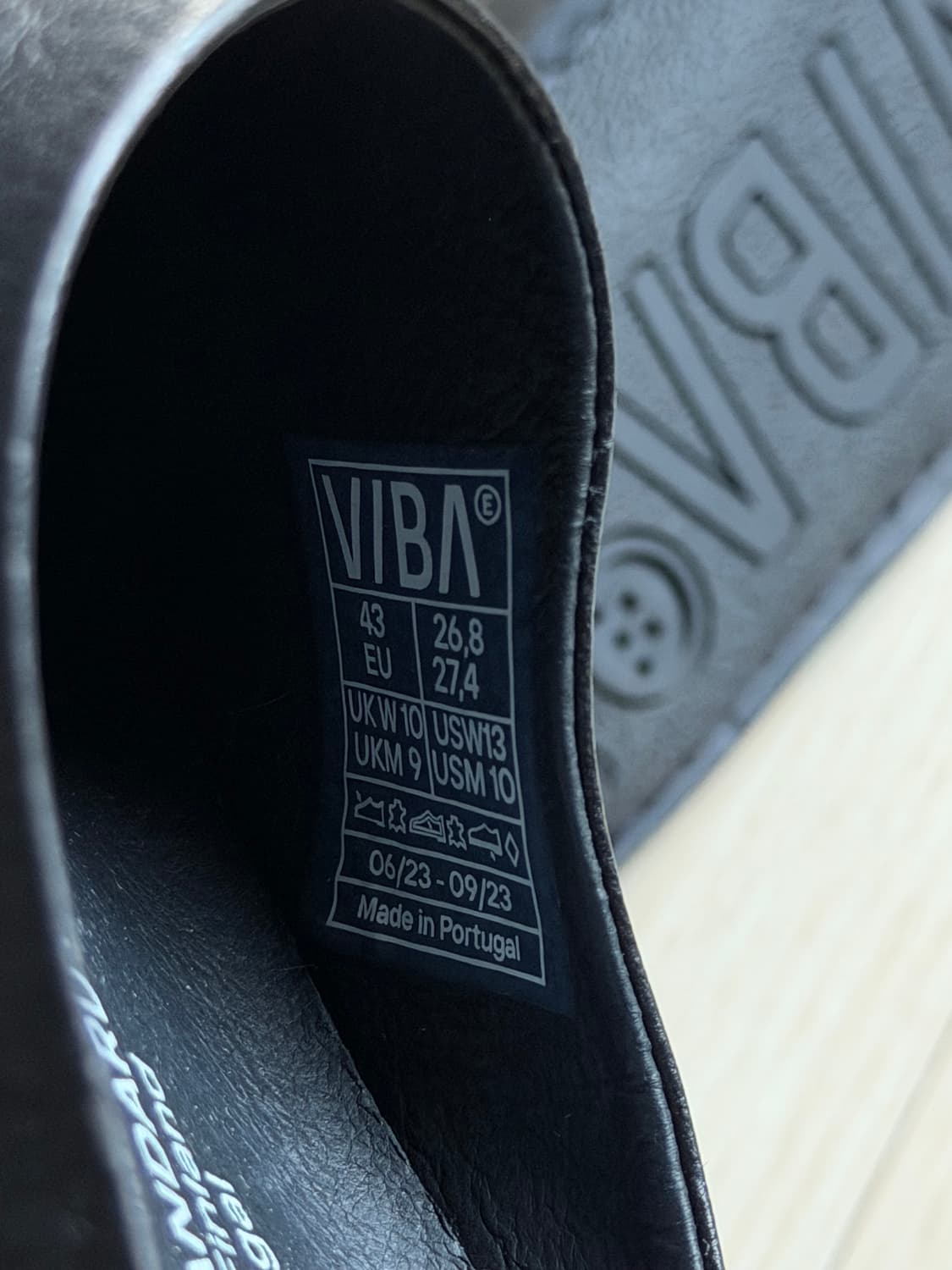 꼼데가르송 VIBA 레더 슬리퍼 뮬 상품이미지6