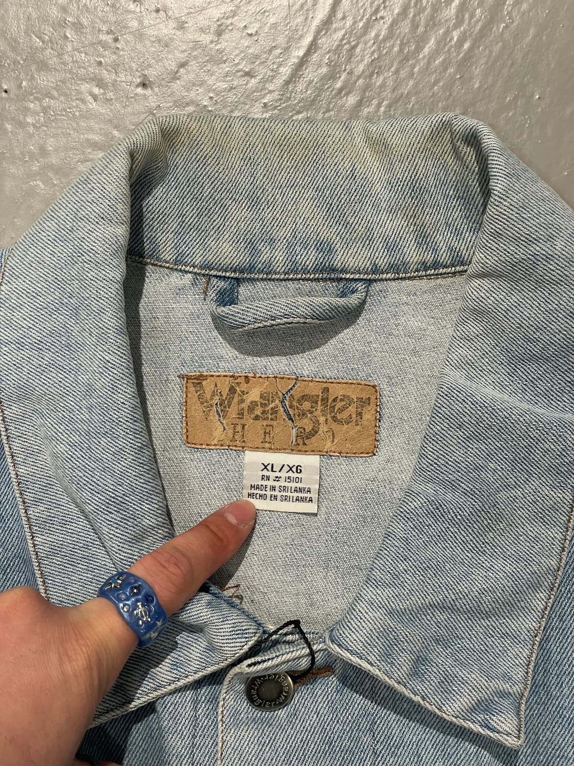 90s 랭글러 데님 자켓 상품이미지6