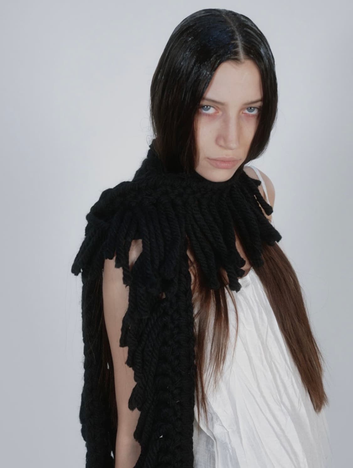 낫띵에브리띵 핸드메이드 프린지 스카프 상품이미지2