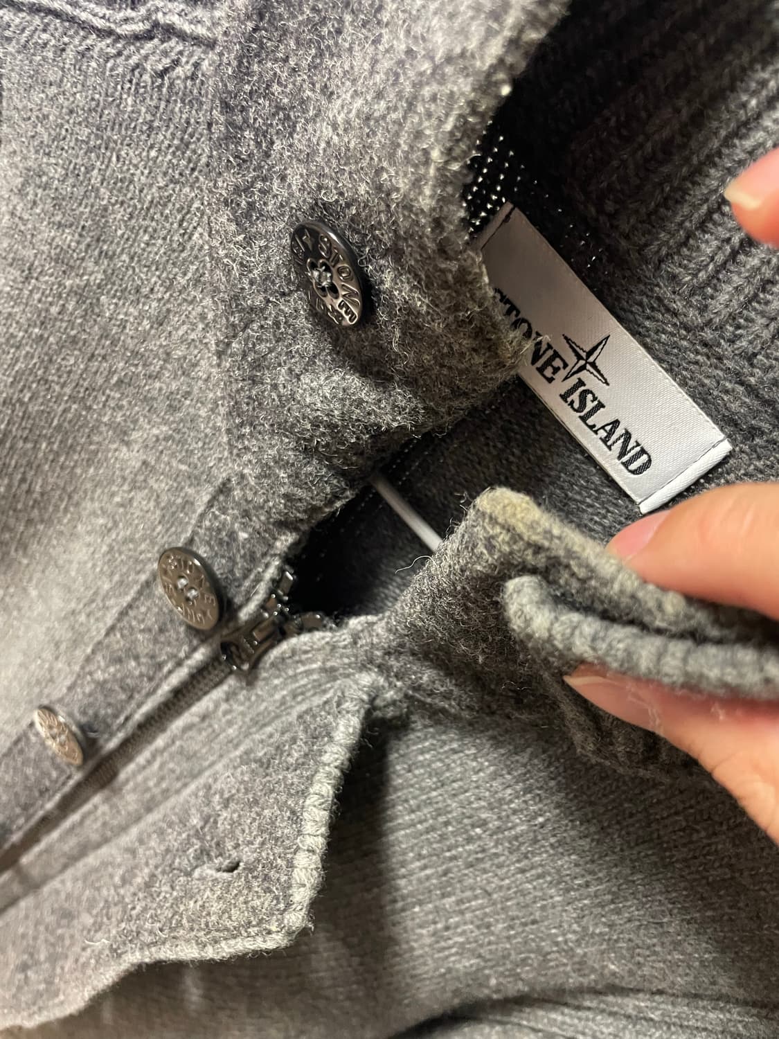 스톤아일랜드 니트집업 가디건 상품이미지2