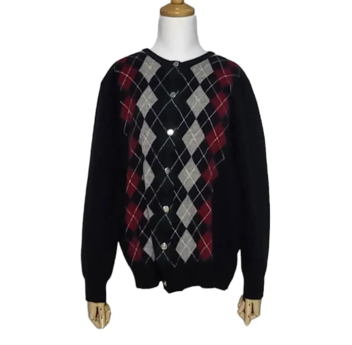 (55-66) 버버리 체크가디건 버버리가디건 버버리니트 버버리금장 상품이미지5