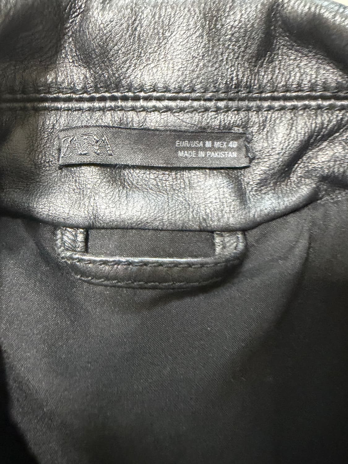 자라 소가죽자켓 상품이미지2