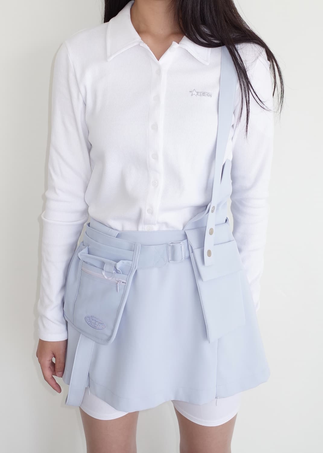SS23 BUTTON SHIRT (WHITE) 상품이미지2