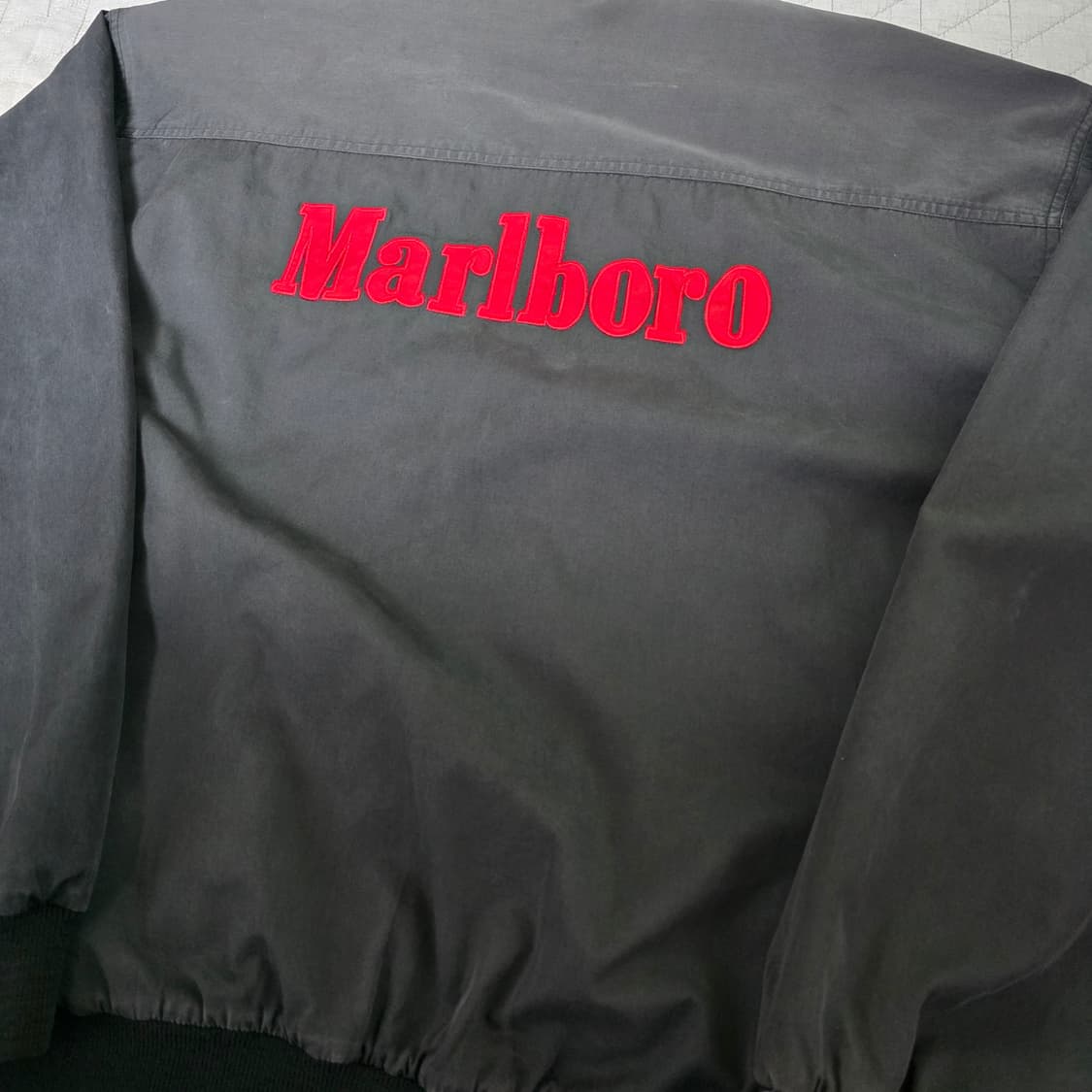 [XL] 90s 빈티지 말보로 리버시블 봄버 자켓 블랙/레드 쿨컨디션 상품이미지3